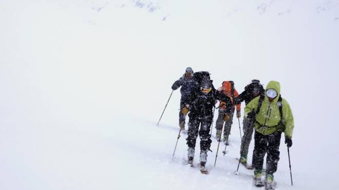 Skiing in Iceland